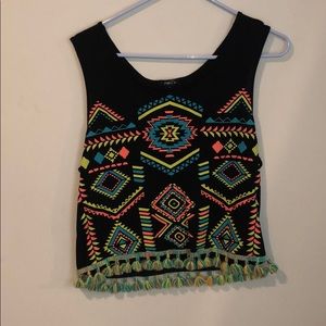 Neon colored tank top